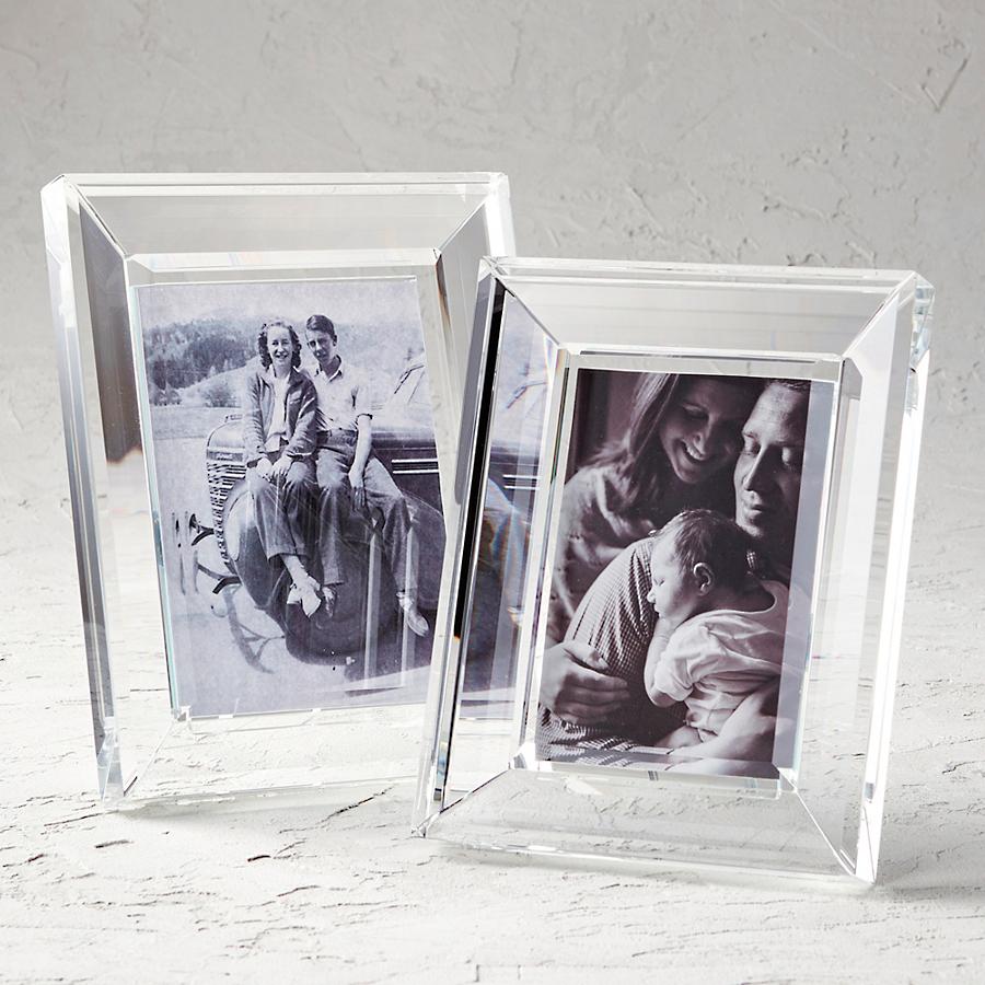 crystal photo frames