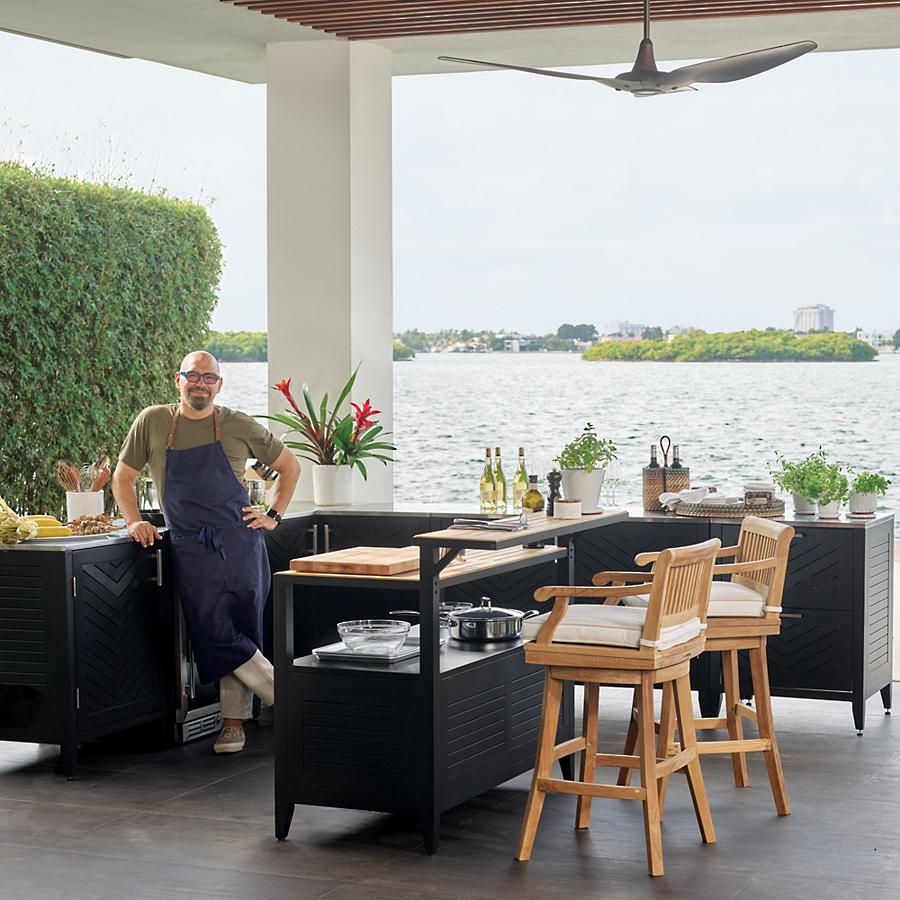 outdoor aluminum kitchen