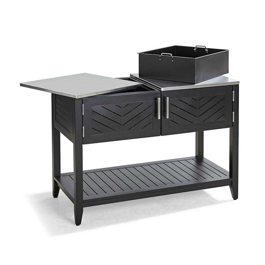 outdoor aluminum console