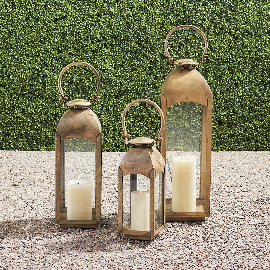 brass lanterns