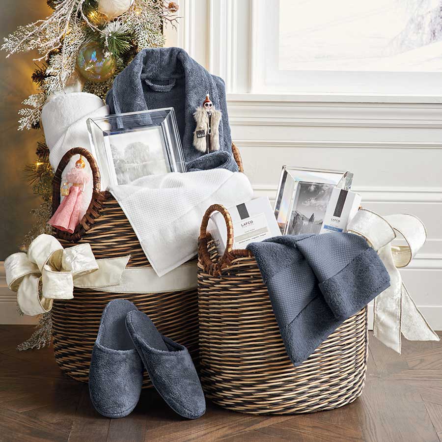 Spa day gift basket