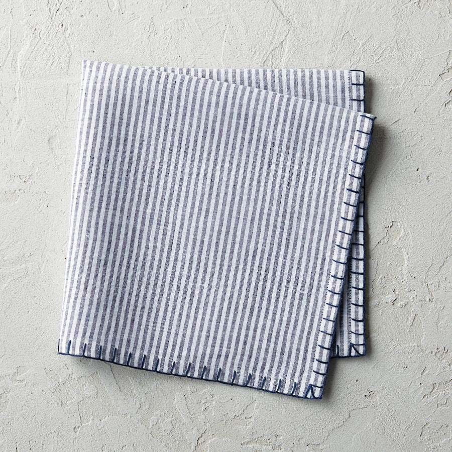 Stripe Linen Napkins